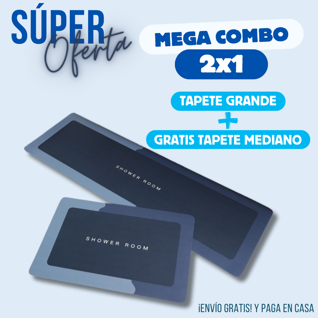 ¡Combo Especial 2x1: Tapete Grande + Tapete Mediano GRATIS!