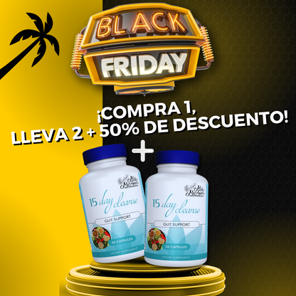 Black Friday (Compra 1 Lleva 2) Limpieza de 15 días